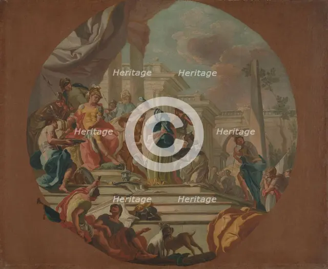 The Continence of Scipio, 1765-1770. Creator: Giacinto Diana.