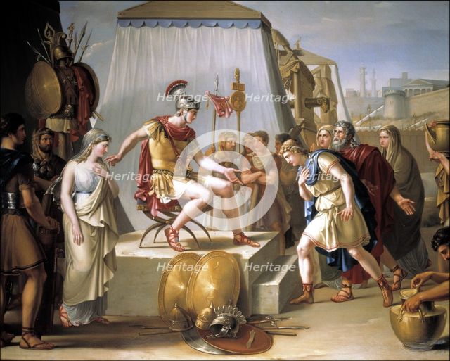 The continence of Scipio', oil on canvas.