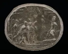 The Continence of Scipio [original sense], c. 1540. Creator: Giovanni Bernardi