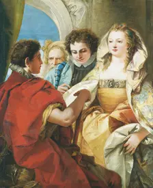The Continence of Scipio, c1751. Creator: Giovanni Domenico Tiepolo
