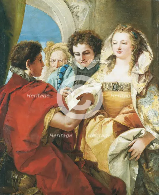 The Continence of Scipio, c1751. Creator: Giovanni Domenico Tiepolo.