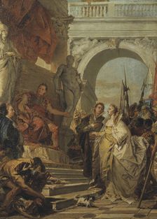 The Continence of Scipio, early-mid 18th century. Creator: Giovanni Battista Tiepolo