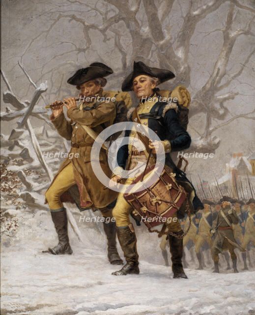 The Continentals, 1875. Creator: Francis Blackwell Mayer.