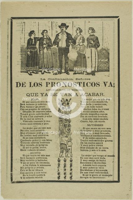 The Continuation, Sirs, of the Forecasts, 1902. Creator: José Guadalupe Posada.