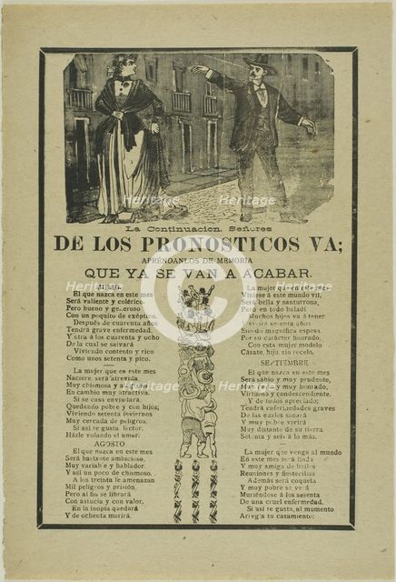 The Continuation, Sirs, of the Forecasts..., n.d. Creator: José Guadalupe Posada.