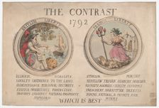 The Contrast, December 1792., December 1792. Creator: Thomas Rowlandson