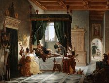 The Convalescence of Bayard c1796-1842. Artist: Pierre Henri Revoil