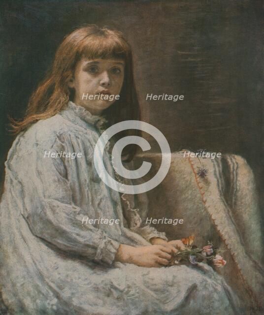 'The Convalescent', 1875, (c1930). Creator: John Everett Millais.