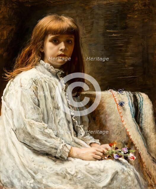 The Convalescent, 1875. Creator: John Everett Millais.