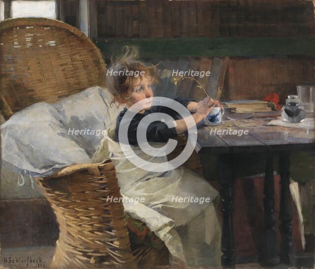 The Convalescent , 1888. Creator: Schjerfbeck, Helene (1862-1946).