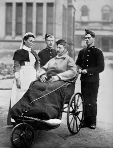 The convalescent, Herbert Hospital, Woolwich, London, 1896. Artist: Gregory & Co