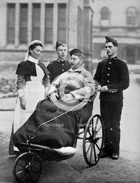 The convalescent, Herbert Hospital, Woolwich, London, 1896. Artist: Gregory & Co