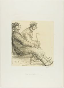 The Convalescents, 1915. Creator: Theophile Alexandre Steinlen