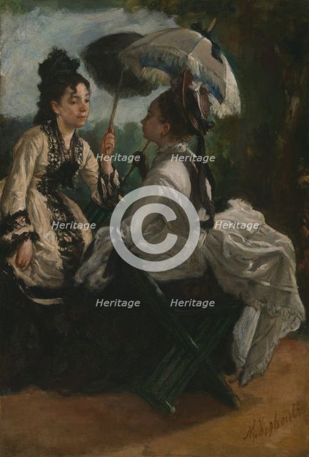 The Conversation, 1875/79. Creator: Marcellin Desboutin.