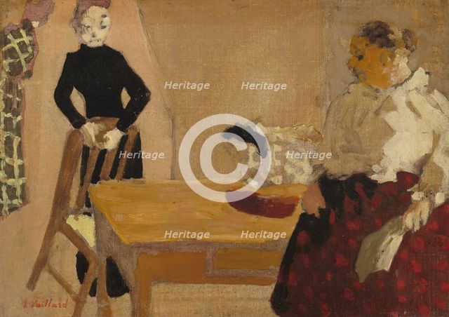 The Conversation, 1891. Creator: Edouard Vuillard.