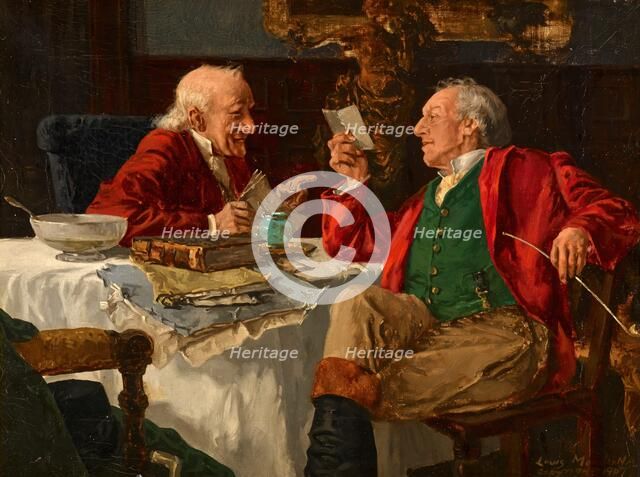 The Conversation, about 1907. Creator: Louis Charles Moeller.