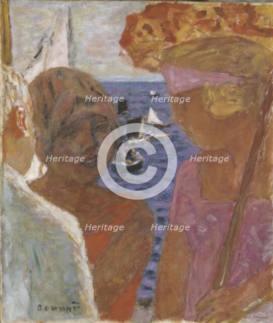 The Conversation in Arcachon. Artist: Bonnard, Pierre (1867-1947)