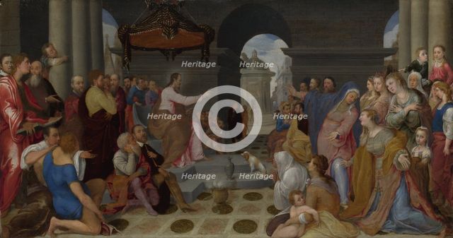The Conversion of Mary Magdalene, ca 1562-1563. Artist: Campaña, Pedro de (1503-1580)