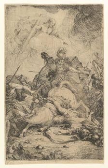 The Conversion of Saul, ca. 1650-1725. Creator: H Bem