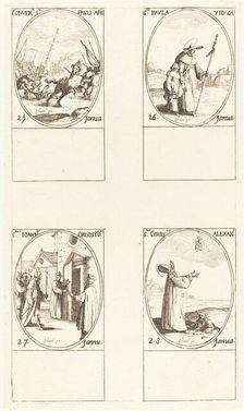 The Conversion of Saul; St. Paul; St. John Chrysostom; St. Cyril of Alexandria. Creator: Jacques Callot