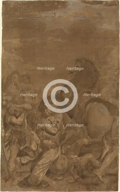 The Conversion of Saint Paul, 17th century. Creator: Unknown.
