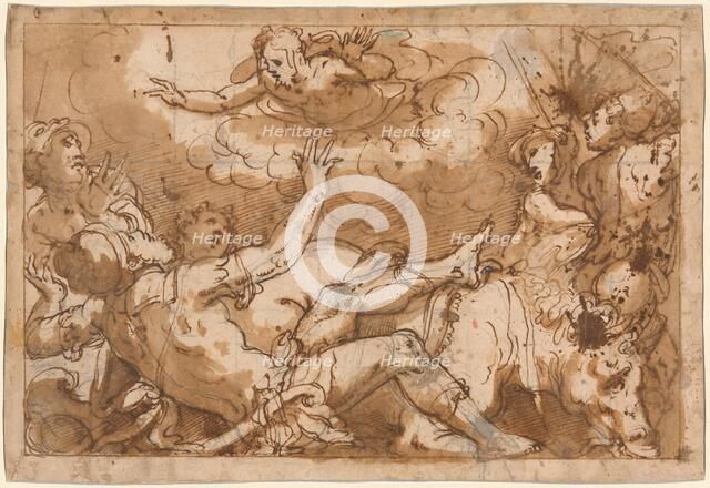 The Conversion of Saint Paul, 1554. Creator: Giorgio Vasari.