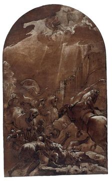 The Conversion of Saint Paul, 1587/89. Creator: Lodovico Carracci
