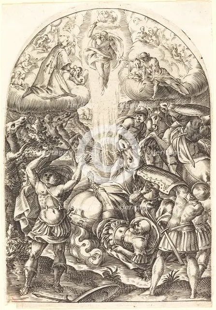 The Conversion of Saint Paul, 1608/1611. Creator: Jacques Callot.
