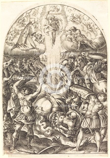The Conversion of Saint Paul, 1608/1611. Creator: Jacques Callot.