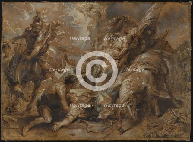 The Conversion of Saint Paul, 1640s. Creator: Abraham Jansz van Diepenbeeck.