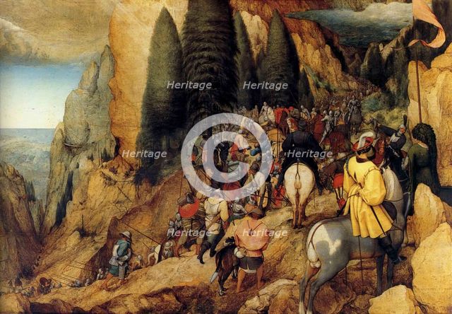The Conversion of Saint Paul. Artist: Bruegel (Brueghel), Pieter, the Elder (ca 1525-1569)