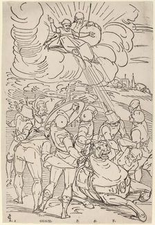 The Conversion of Saint Paul, c. 1600. Creator: Master G.G.N.