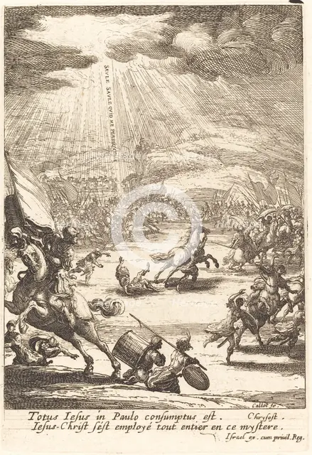 The Conversion of Saint Paul. Creator: Jacques Callot.