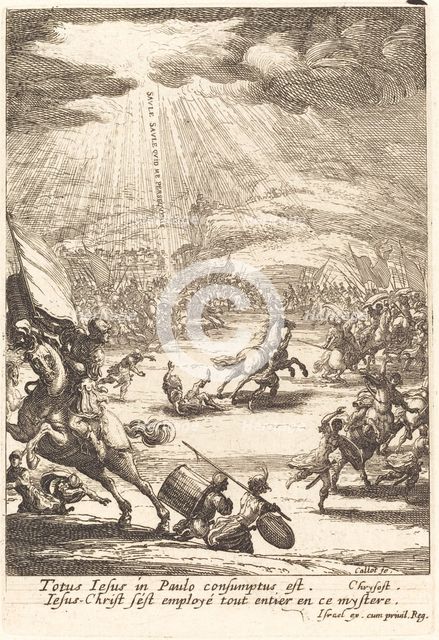 The Conversion of Saint Paul. Creator: Jacques Callot.