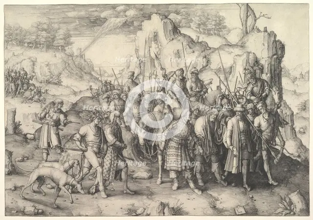 The Conversion of St. Paul, 1509. Creator: Lucas van Leyden.