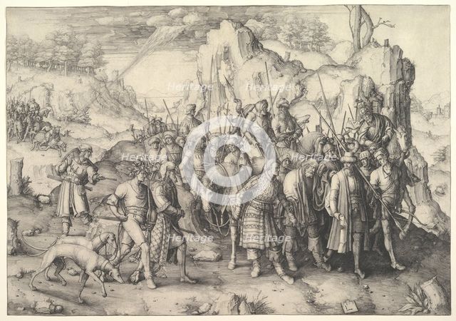 The Conversion of St. Paul, 1509. Creator: Lucas van Leyden.