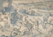 The Conversion of St. Paul, 16th century. Creator: Melchior Bocksberger