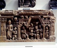 The Conversion of Sundarananda., Relief from Afghanistan, 2nd century