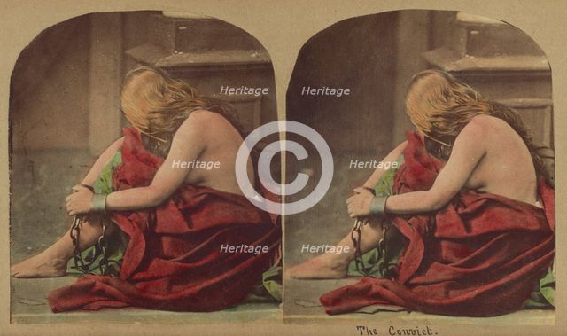 The Convict, about 1860. Creator: London Stereoscopic & Photographic Co.