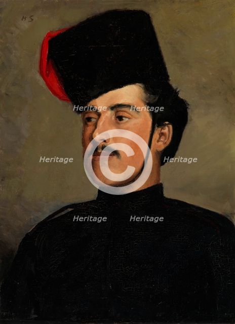 The Cossack (The Beautiful Cossack), 1878. Creator: Helene Schjerfbeck.