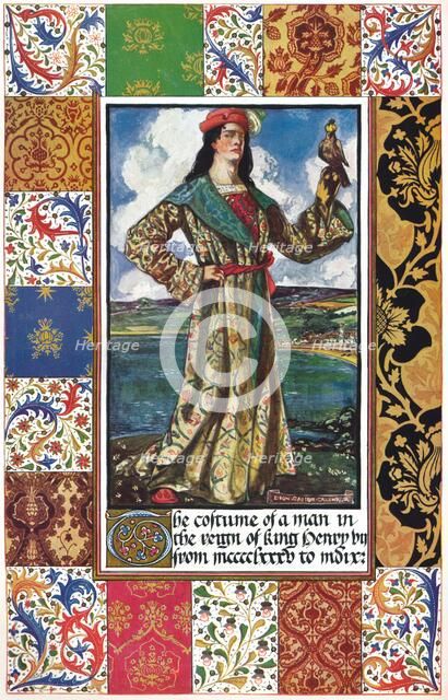 The Costume of a Man in the Reign of King Henry VII, 15th century, (1904). Artist: Unknown