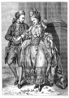 The Costume Of Marriage, (1885).Artist: Schenau
