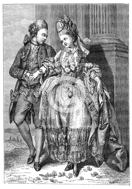The Costume Of Marriage, (1885).Artist: Schenau