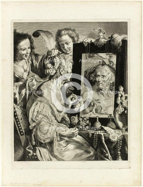 The Coquette, 1656/58. Creator: Jeremias Falck.