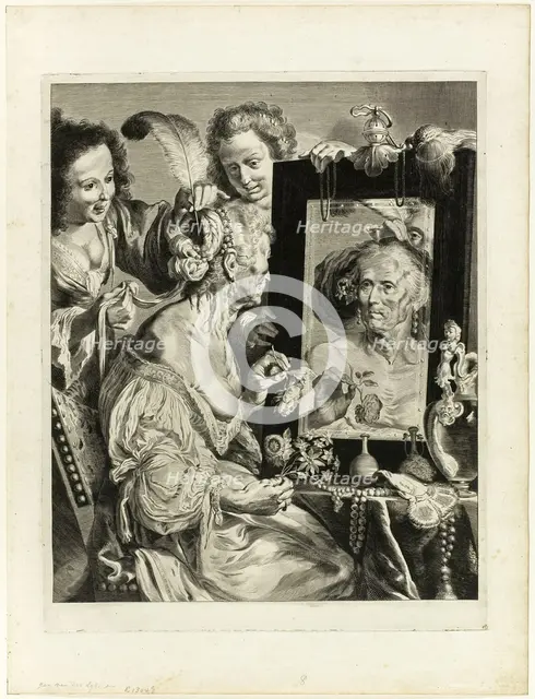 The Coquette, 1656/58. Creator: Jeremias Falck.