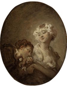 The coquette and the youth. Creator: Fragonard, Jean Honoré (1732-1806)