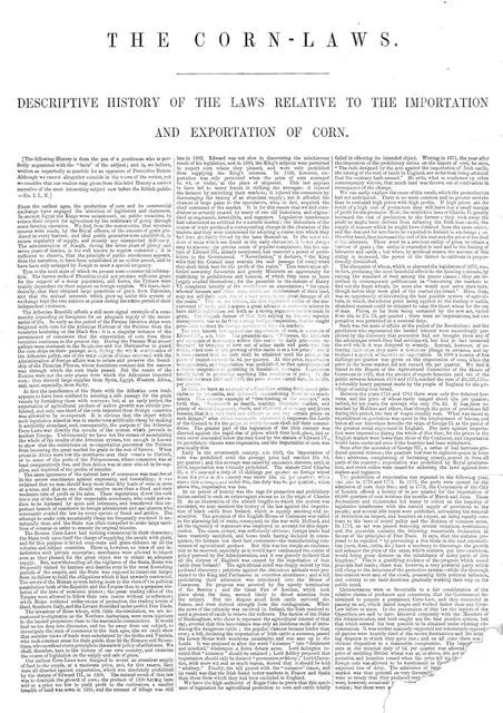 The Corn-Laws, 1845. Creator: Unknown.