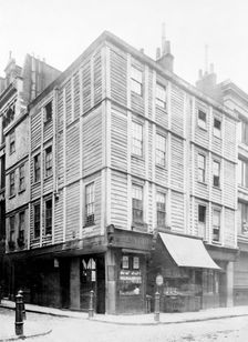 The corner of Fore Street, London. Creator: Unknown