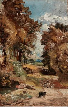 The Cornfield, about 1816. Creator: John Constable