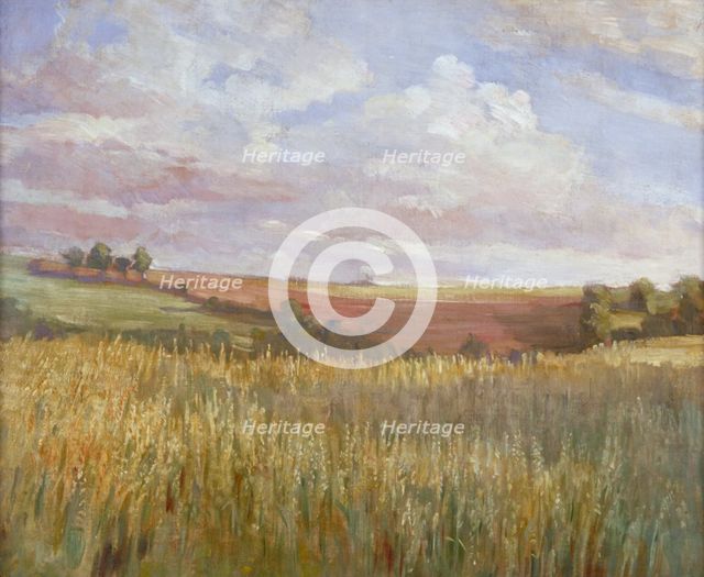 'The Cornfield', c1864-1930.                            Artist: Anna Lea Merritt